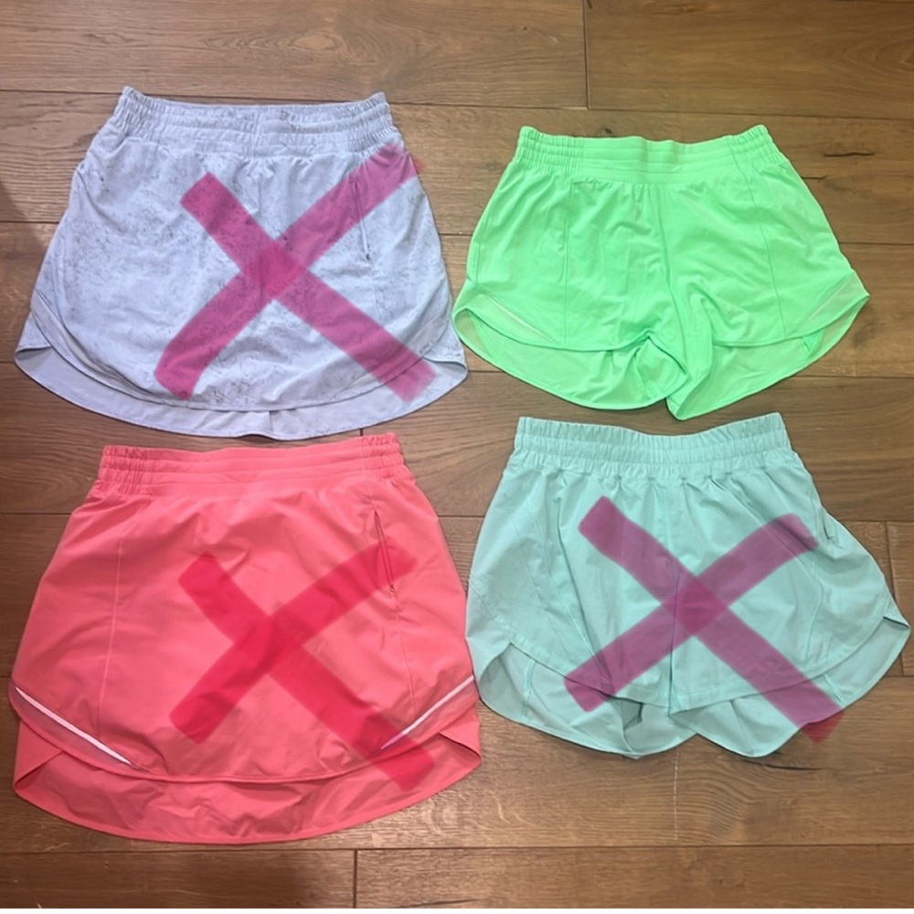 Lulu lemon neon green shorts